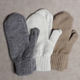 Alpaka Fausthandschuhe in verschiedenen Farben