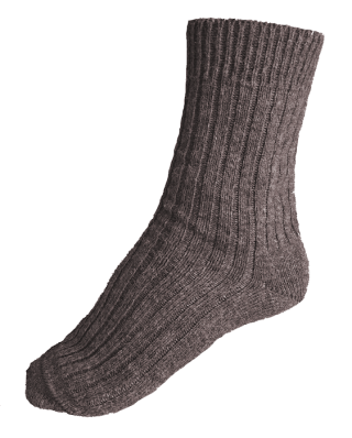 Alpaka Socken Herren anthrazit-torf