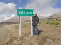 Bergpass im Altiplano auf 5250 Metern Höhe